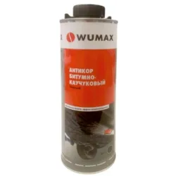 Антикоррозионное покрытие WUMAX 1л черное (1892072)